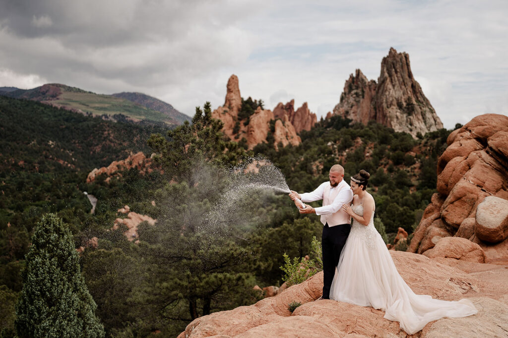 Garden of the gods elopement High Point