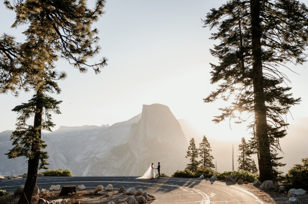 Glacier Point wedding in Yosemite National Park