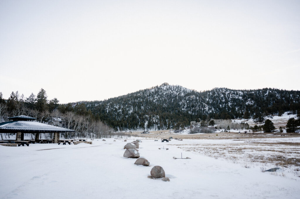 Estes Park micro wedding outdoor venue