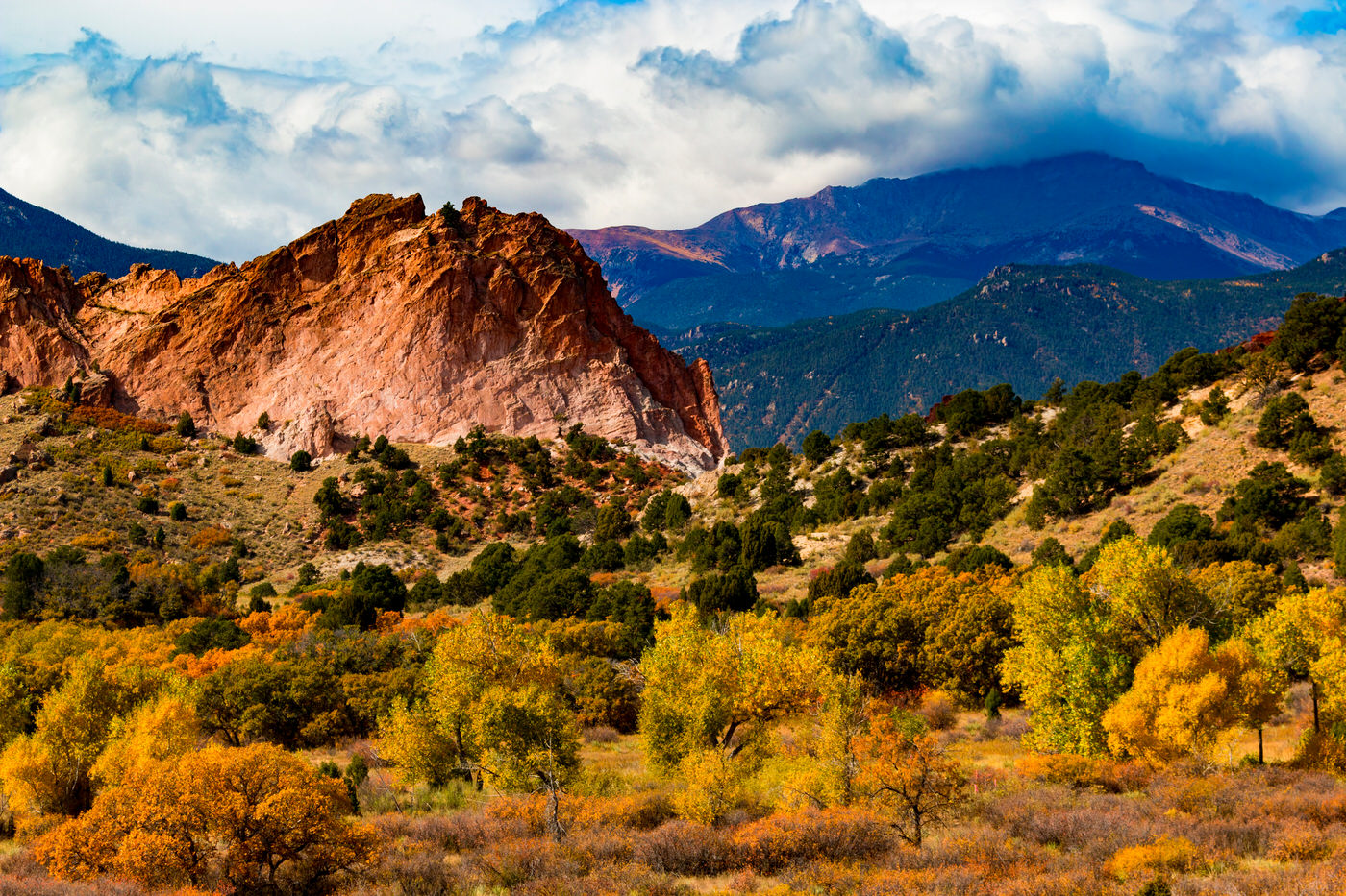 Garden of The Gods Elopement Fall