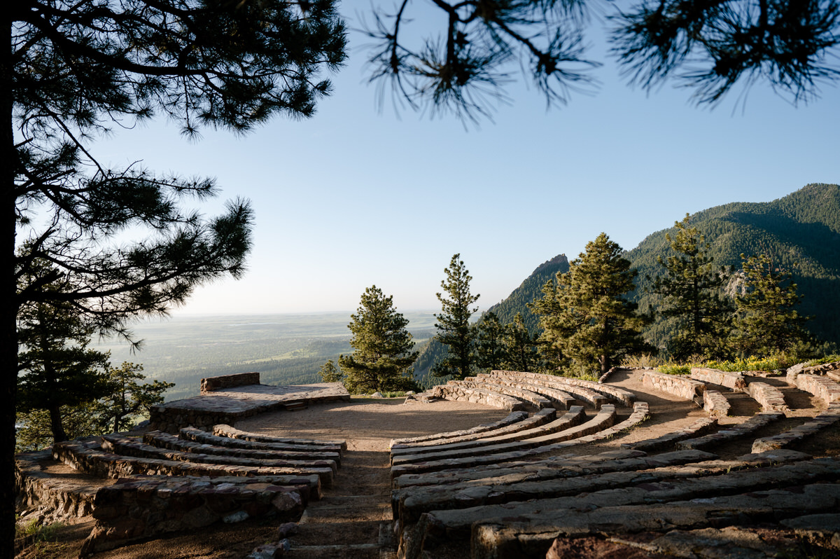 Sunrise Amphitheater micro wedding venue in Colorado