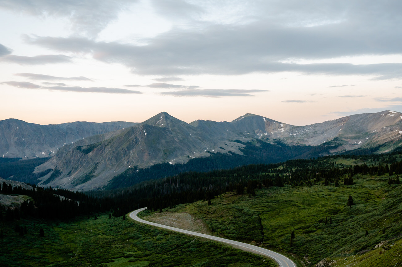 mountain pass elopement location in Buena Vista Colorado