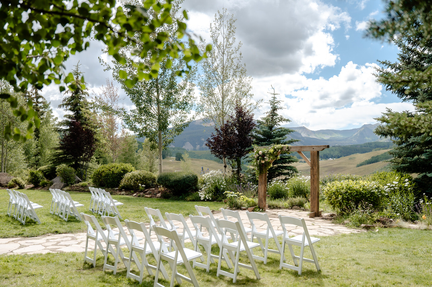 Mountain Wedding Garden Crested Butte