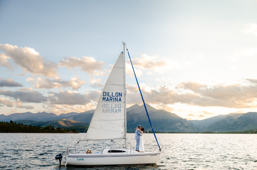 Breckenridge Elopement sailboat tour