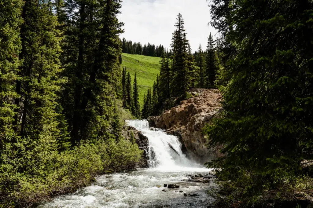 waterfall in Crested Butte