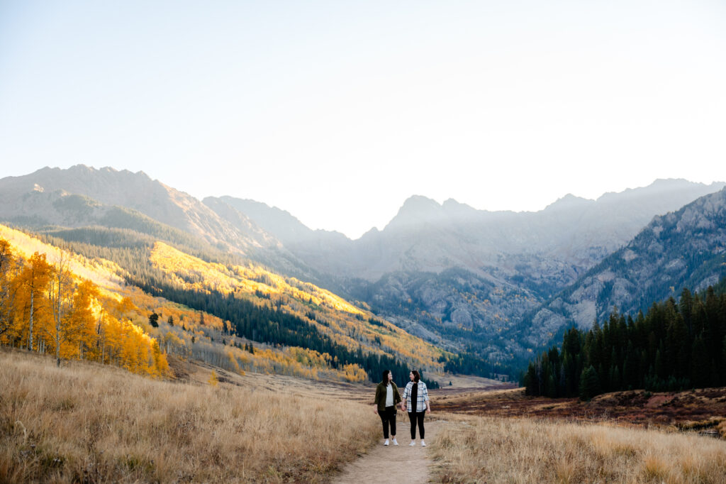 Vail Colorado engagement photos