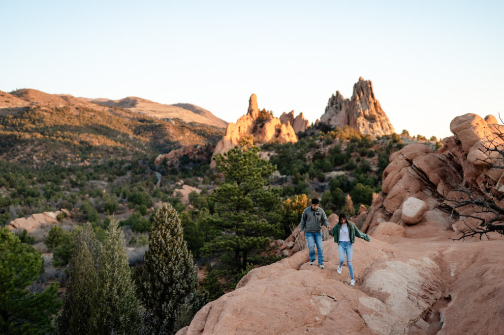 Garden Of The Gods Engagement Photos