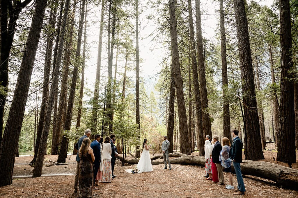Cathedral Beach ceremony venue in Yosemite National Park