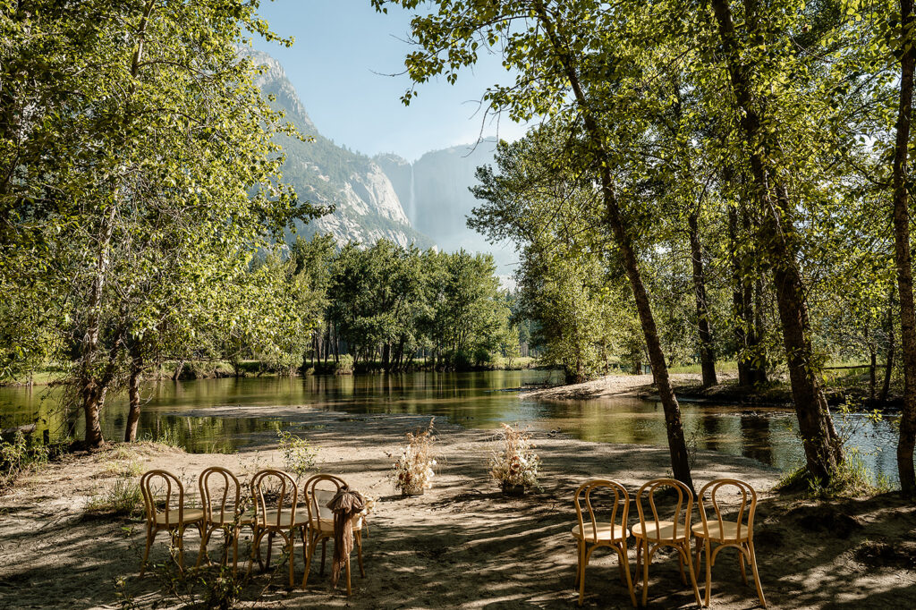 Yosemite Wedding Ceremony at Sentinel Beach Venue