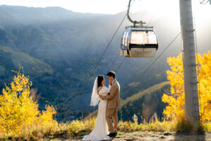 Elopement at Telluride Mountain Ski Resort via Gondola