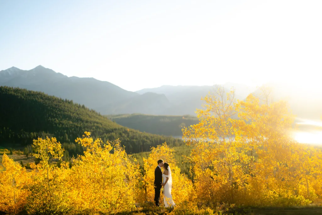 Breckenridge elopement in fall