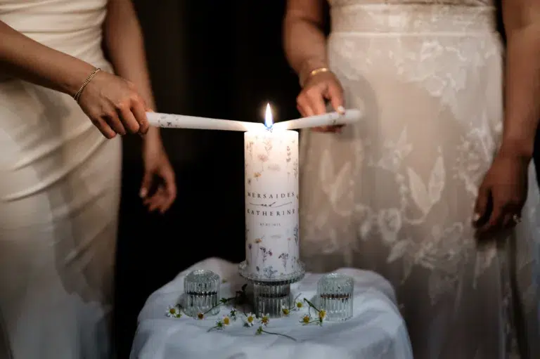 Elopement ideas candle lighting unity ceremony