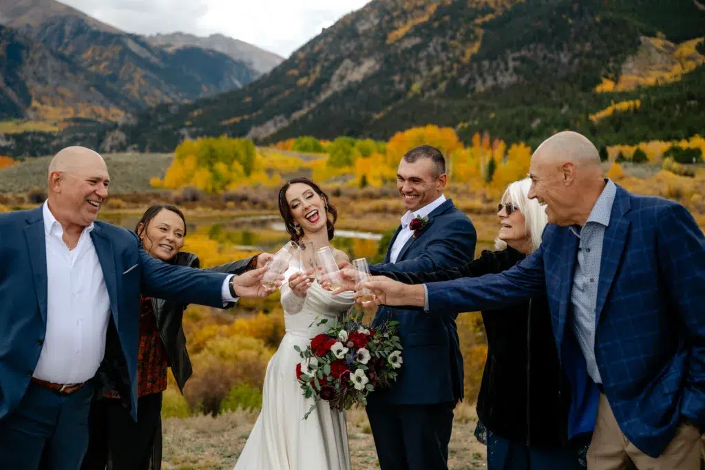 micro wedding cheers