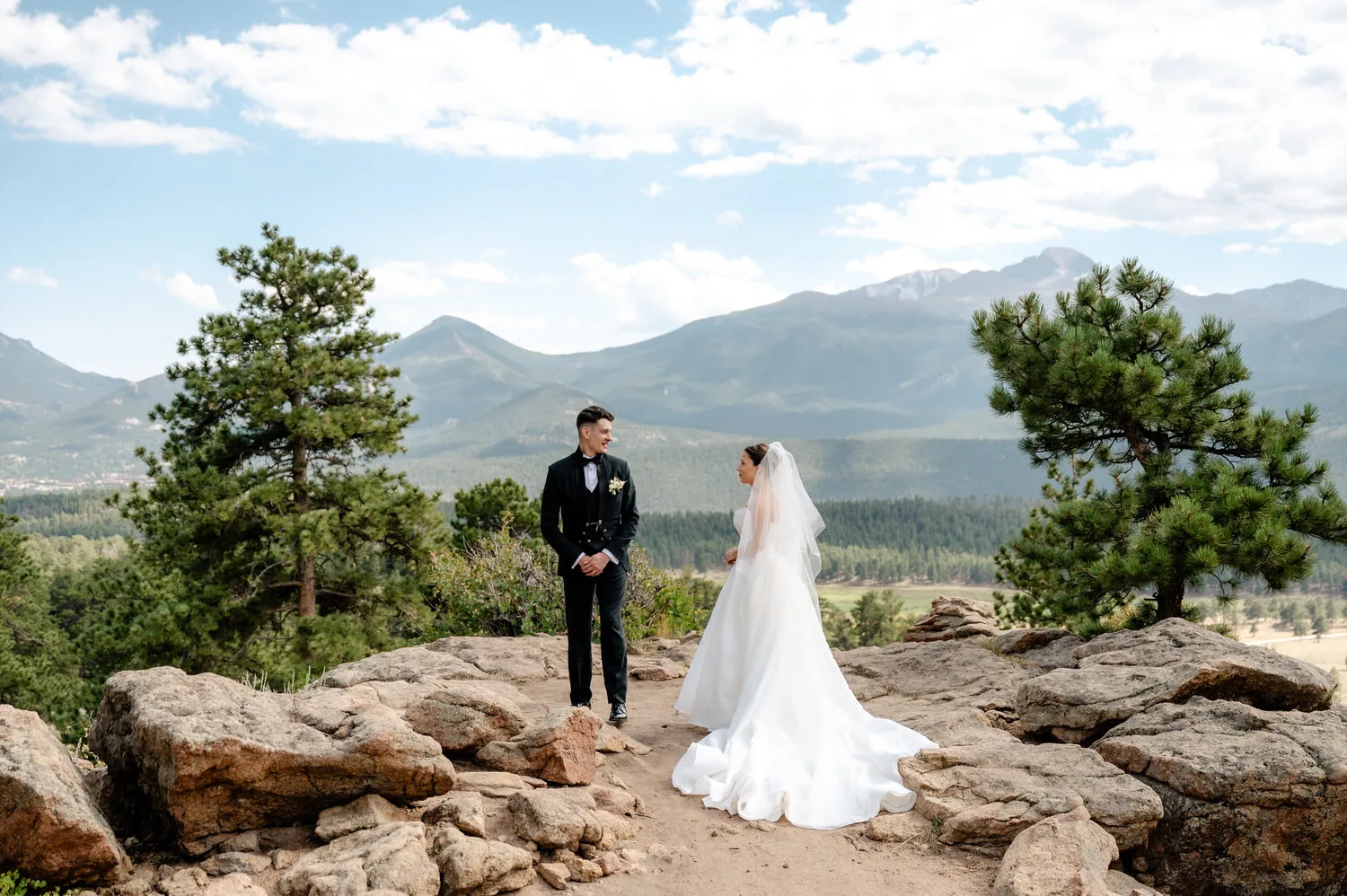 Elopement first look