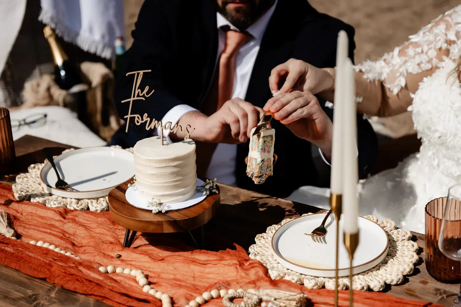 elopement cake