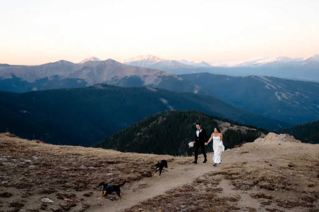 loveland pass mountain summit elopement 