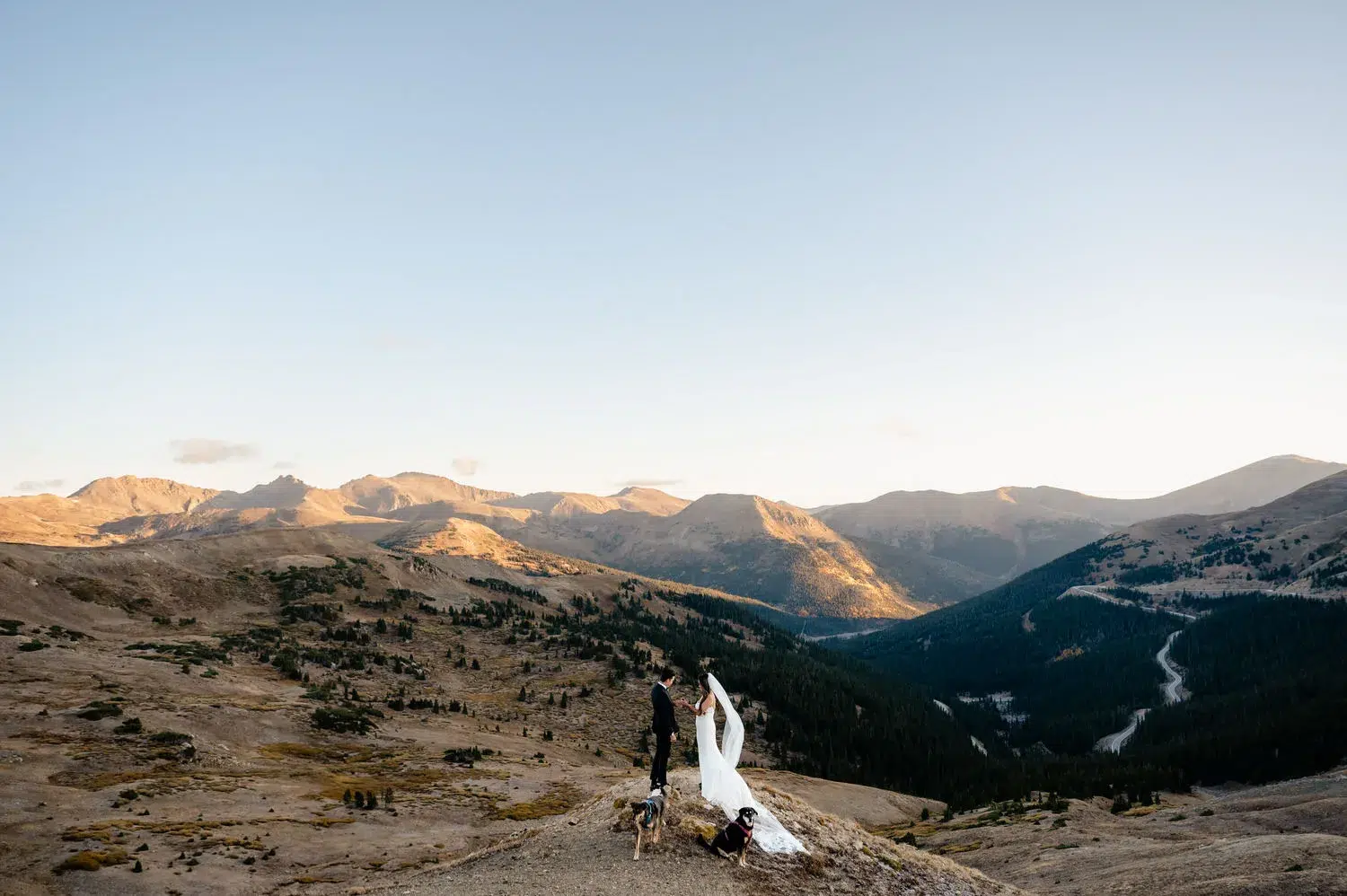 Loveland Pass Elopement Wedding