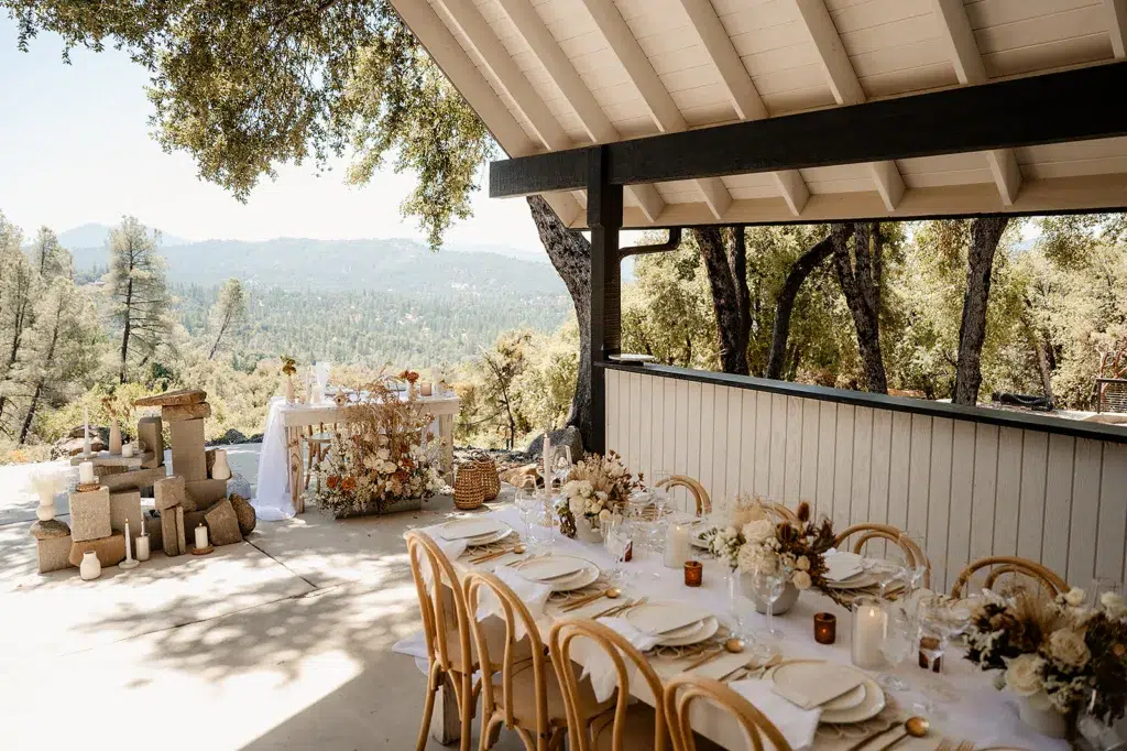 micro wedding reception