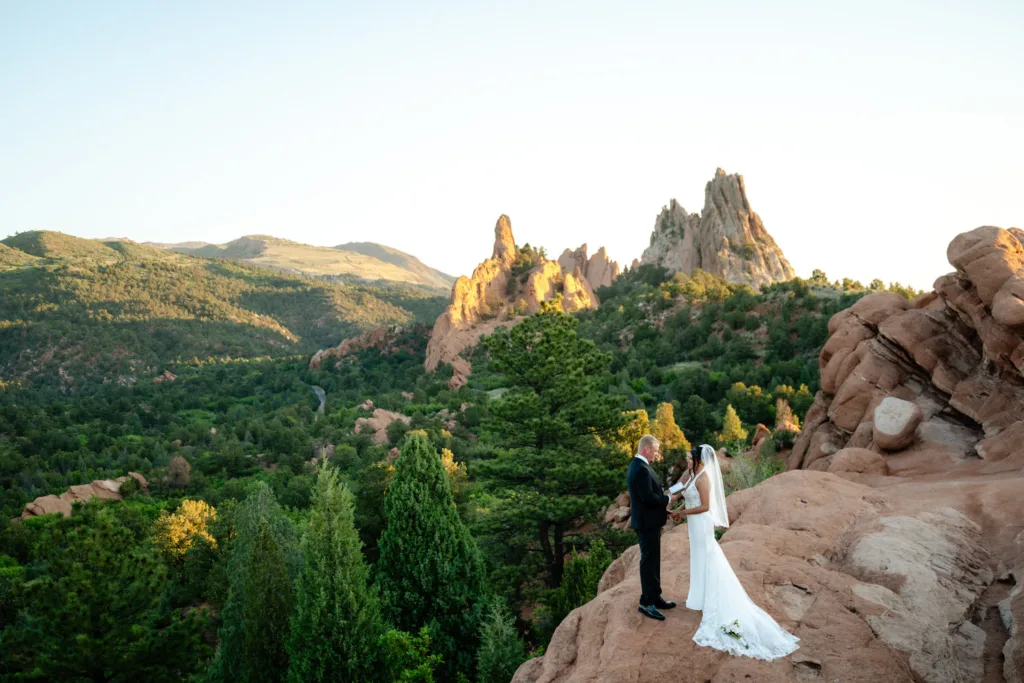 High Point Garden of the Gods elopement
